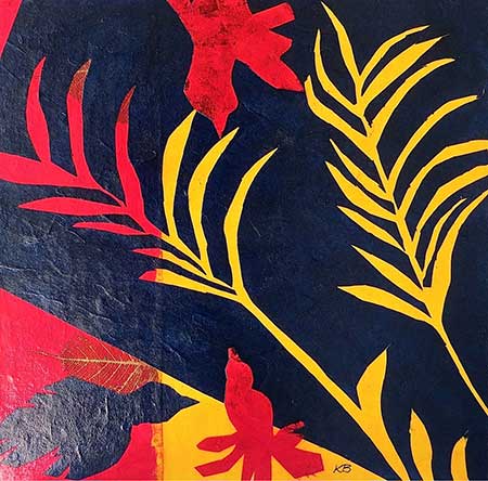 Palm Birds -  by Karen Brumelle