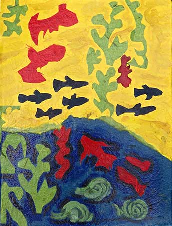 Red Fish, Blue Fish 3 by Karen Brumelle