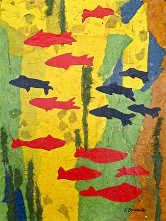 Red Fish, Blue Fish 4 by Karen Brumelle