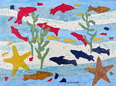 Red Fish, Blue Fish 5 by Karen Brumelle