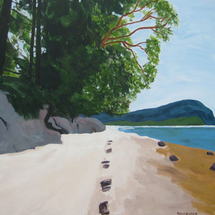 Beach Walk, Galiano by Karen Brumelle