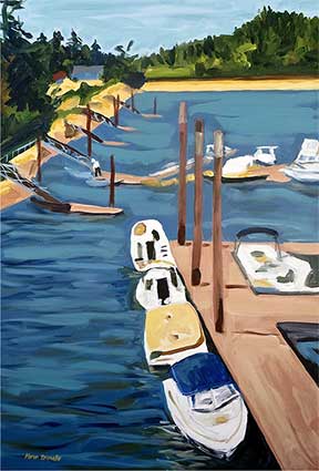 Summer Docks -  by Karen Brumelle