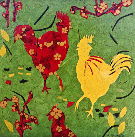 Spring Chickens  -  by Karen Brumelle
