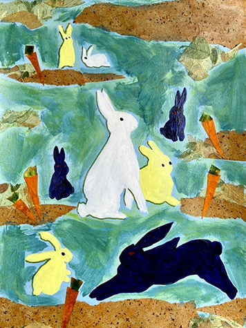 Rabbit Family by Karen Brumelle