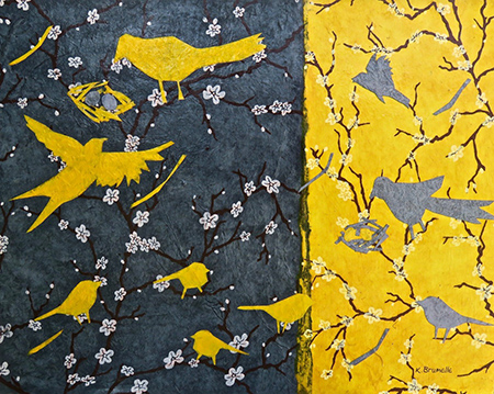 Birds and Blossoms by Karen Brumelle