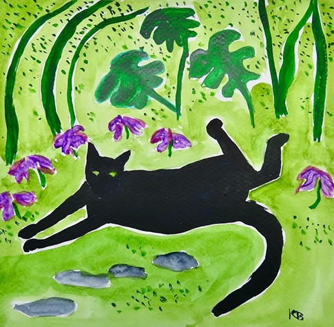Outdoor Cat -  by Karen Brumelle
