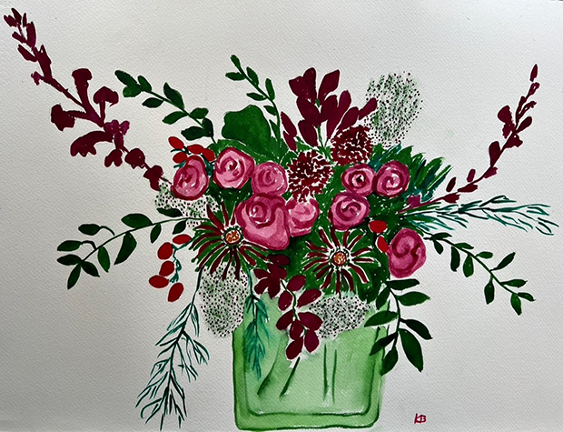 Birthday Bouquet  by Karen Brumelle