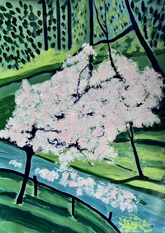 Nitobe Spring 3, by Karen Brumelle
