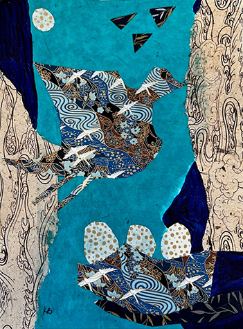 Nesting Bird by Karen Brumelle